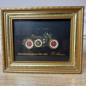 Harley-Davidson Electra Glide 1965 P.Ammon Watch Parts Art Horological‎ Collage